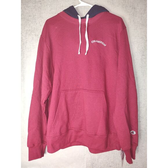Champion Colorblock Powerblend Hoodie Sz M NWT - Picture 1 of 5